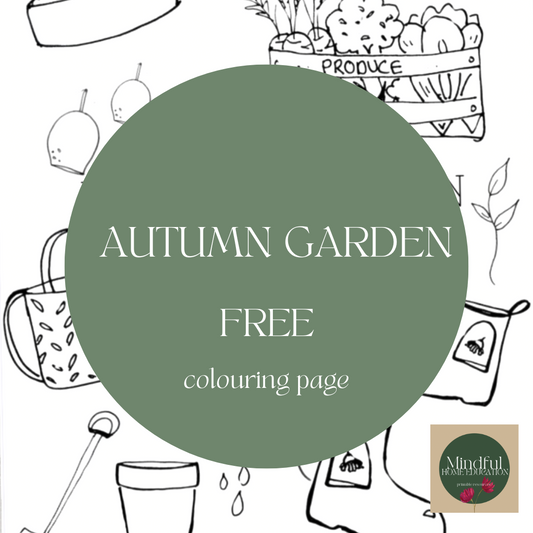 FREE Colouring Page - In the Garden