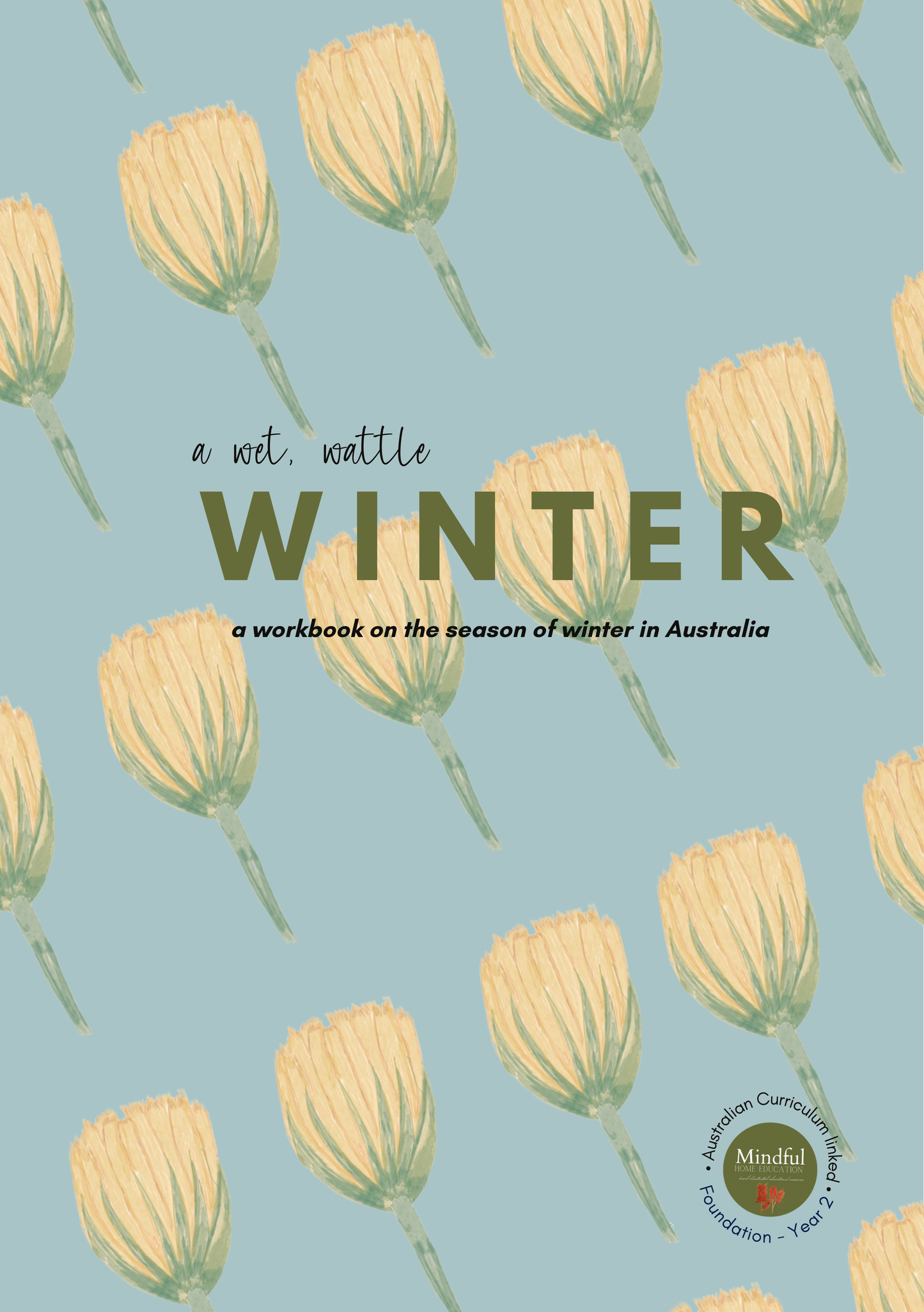 A Wet, Wattle Winter - A workbook on an Australian winter.