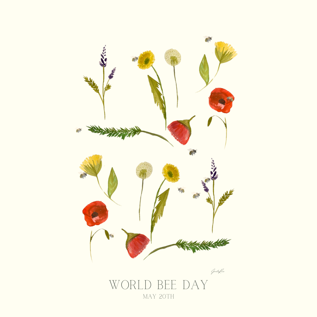 A FREE PRINTABLE - WORLD BEE DAY 2024