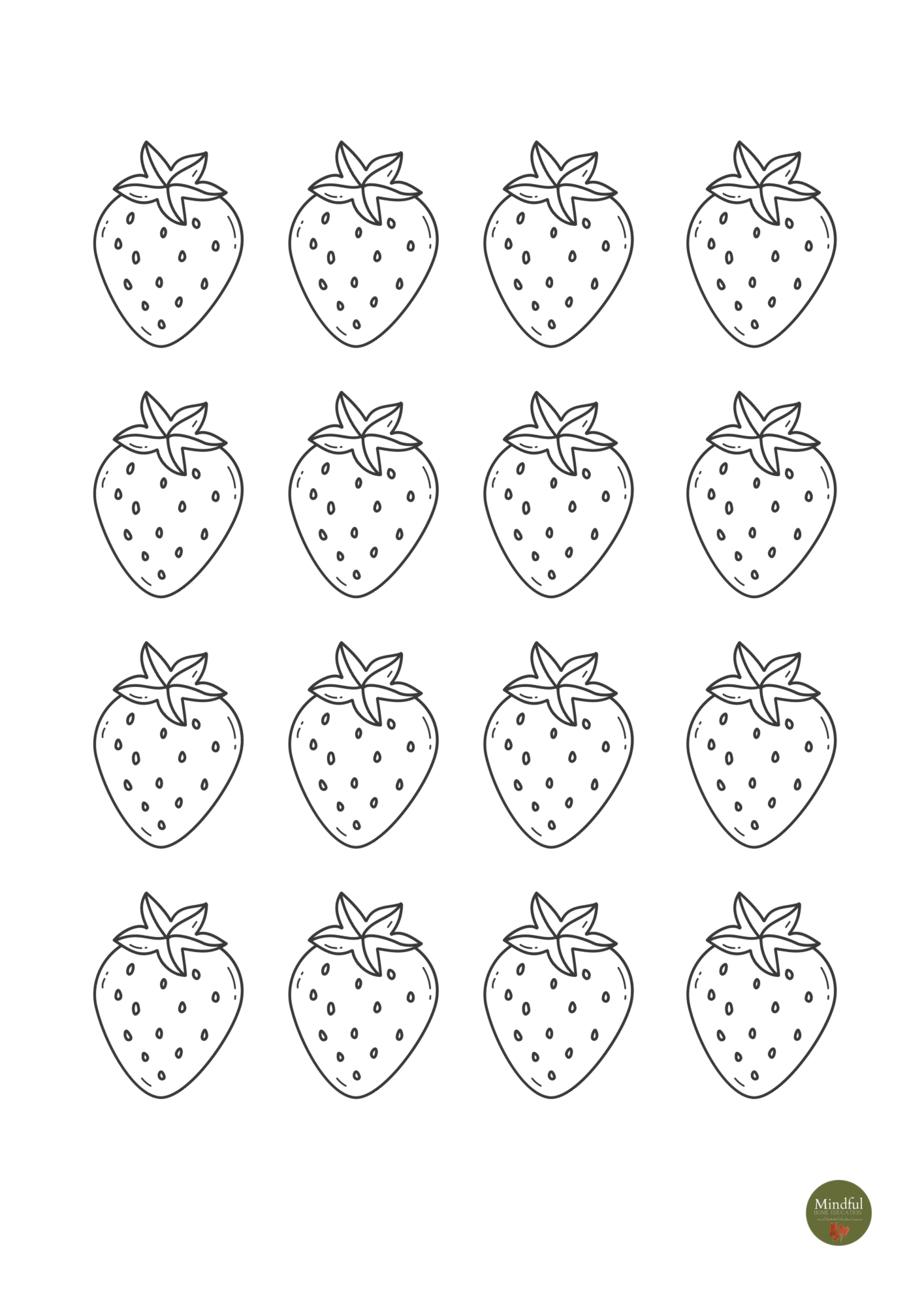 Strawberry: Counting 1-10