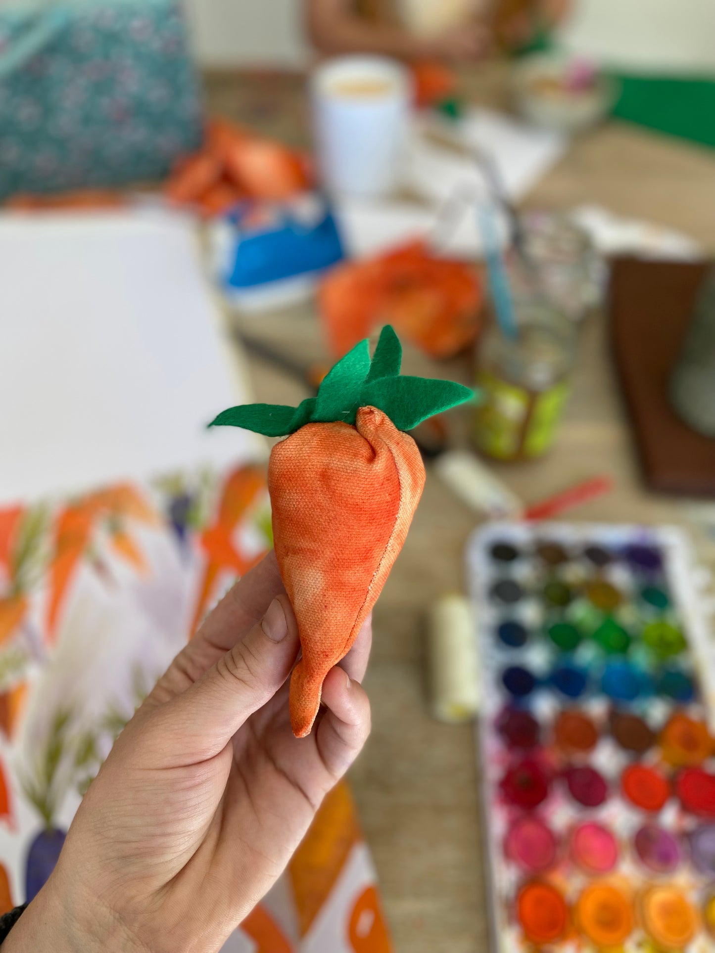 FREE TEMPLATE - Fabric Carrot 🥕