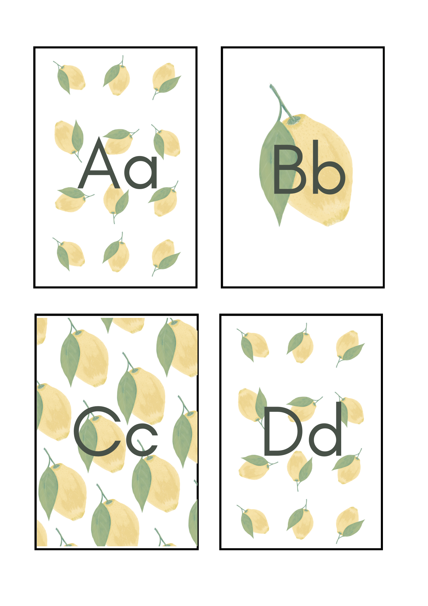 Alphabet Flashcards - ART EDITION